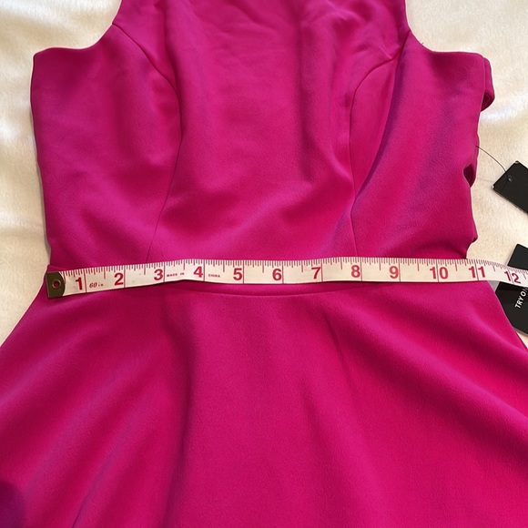 Lulus Call Back Backless Skater Dress Fuschia NWT - Picture 10 of 12